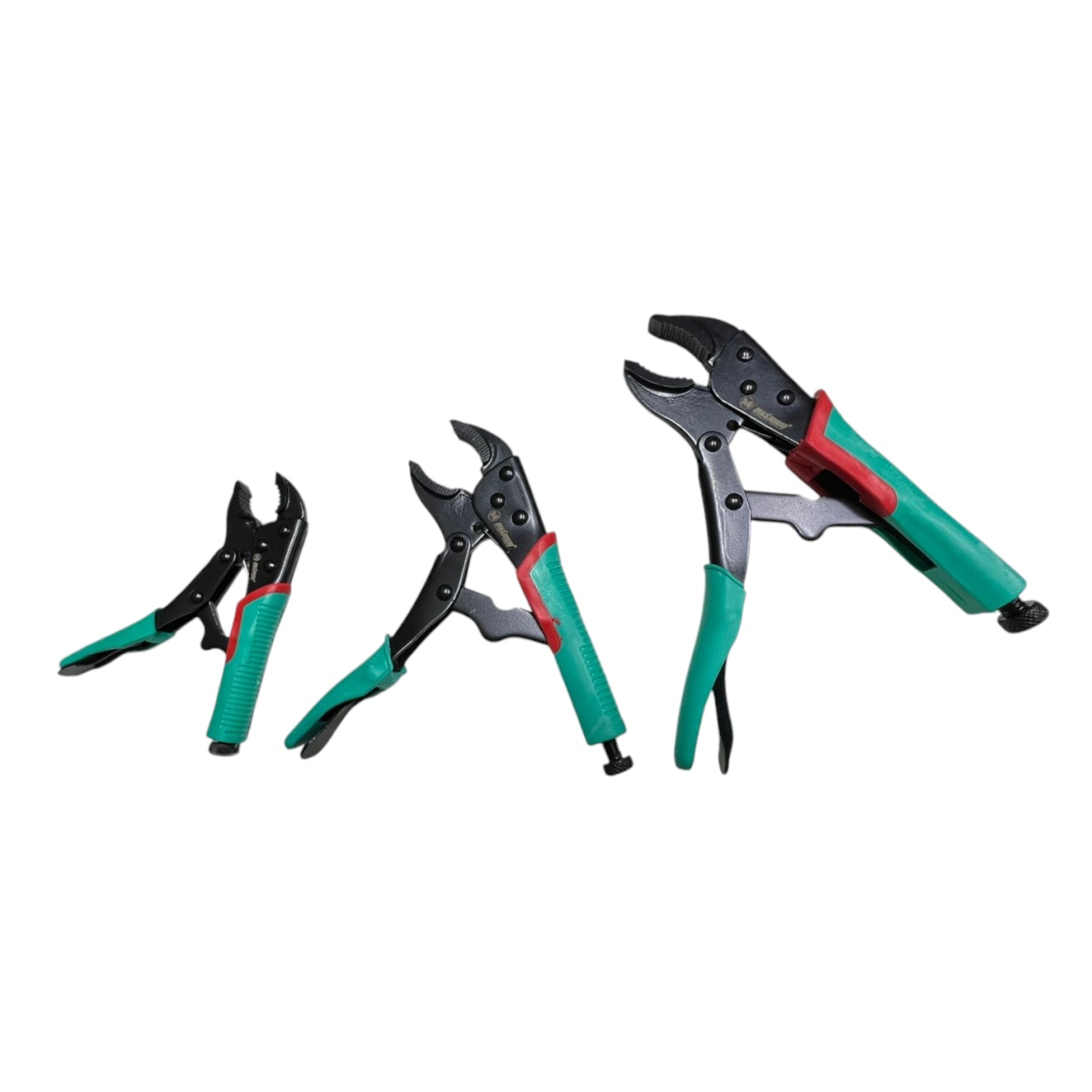 набор клещей зажимных cr-v с фиксатором 140/180/250 мм, прорезиненные, "maximum" 188 mx 12837 оптом