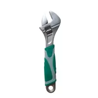 Ключ разводной 200 мм 8" с двухкомпонентной рукояткой, "MAXIMUM" MX 14145 (2138)